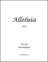 Alleluia SATB choral sheet music cover